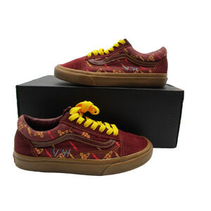Vans Old Skool Vivienne Westwood Shoes Mens 5.5 Womens 7 Red Gum Bolt Print 1A4